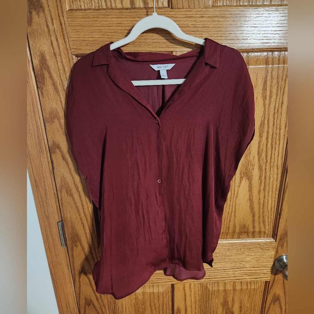 Nine West Button-Up Blouse